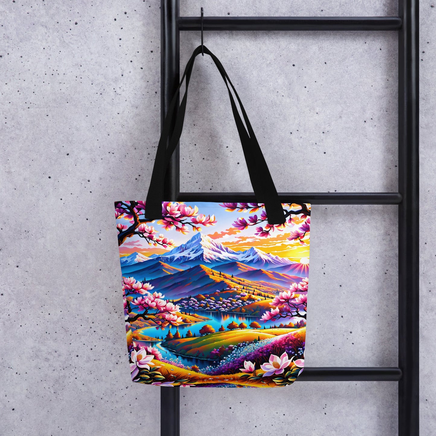 Pink Landscape Tote Bag - Tote Bags - Discovery Co.