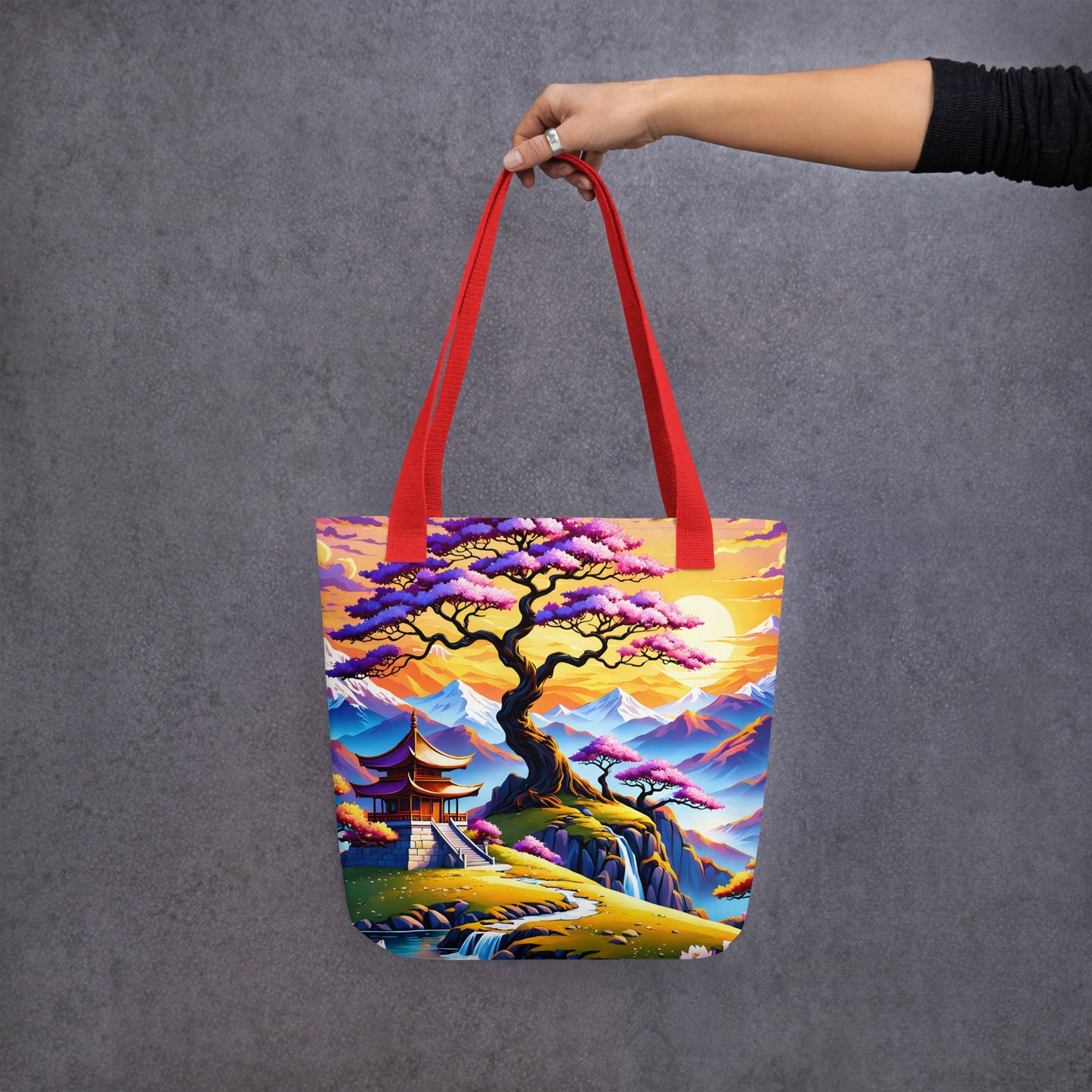 Pink Tree Tote Bag - Tote Bags - Discovery Co.