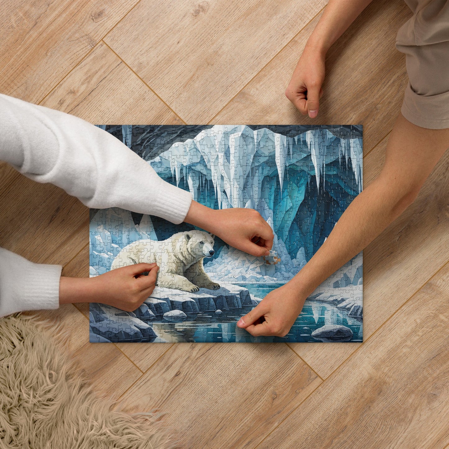 Polar Bear In A Cave Jigsaw Puzzle - Puzzle - Discovery Co.