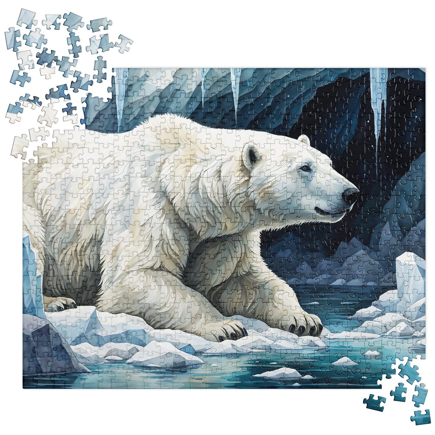 Polar Bear In Cave Jigsaw Puzzle - Puzzle - Discovery Co.