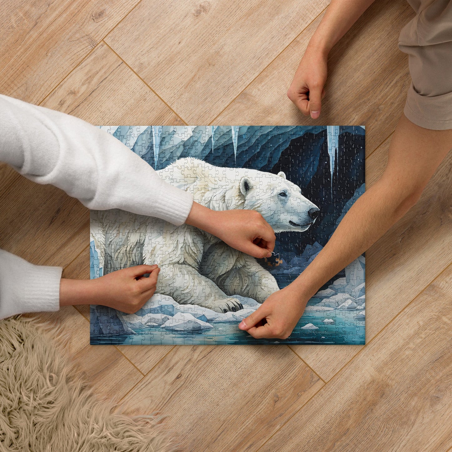 Polar Bear In Cave Jigsaw Puzzle - Puzzle - Discovery Co.