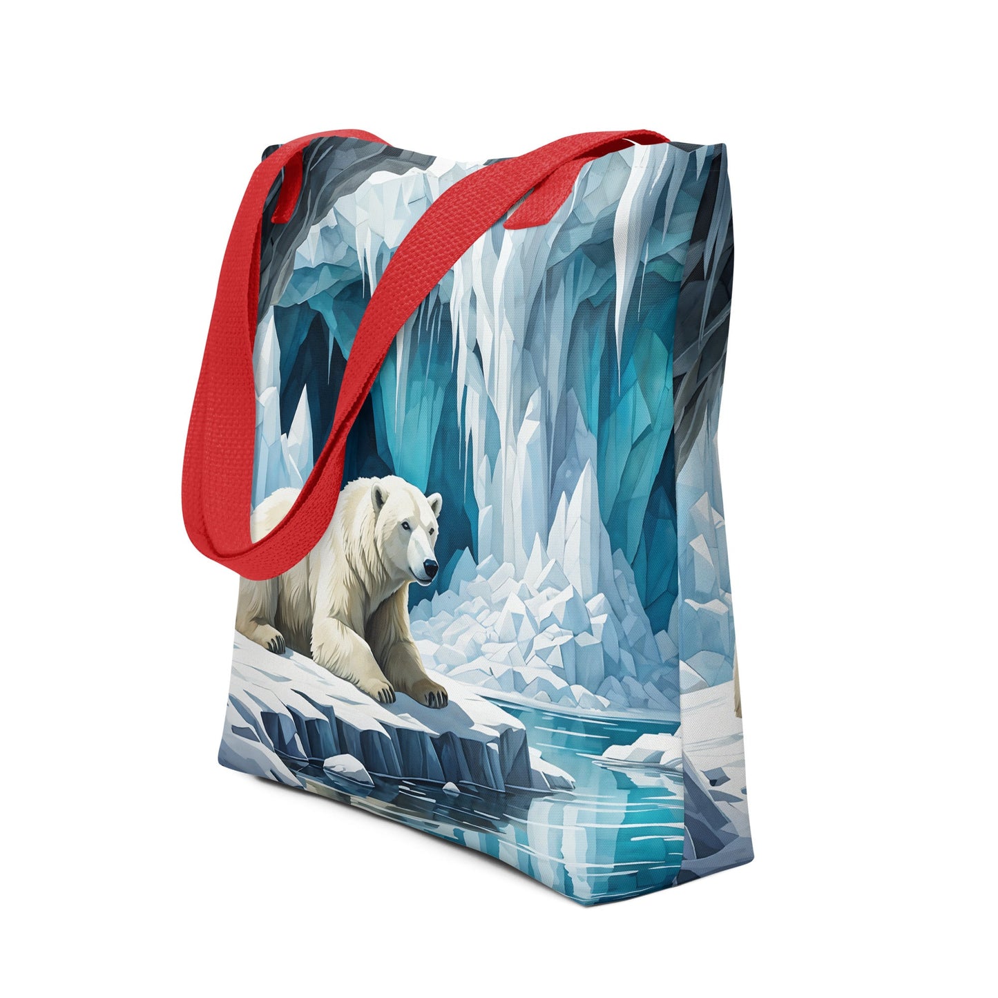 Polar Bear In The Cave III Tote Bag - Tote Bags - Discovery Co.