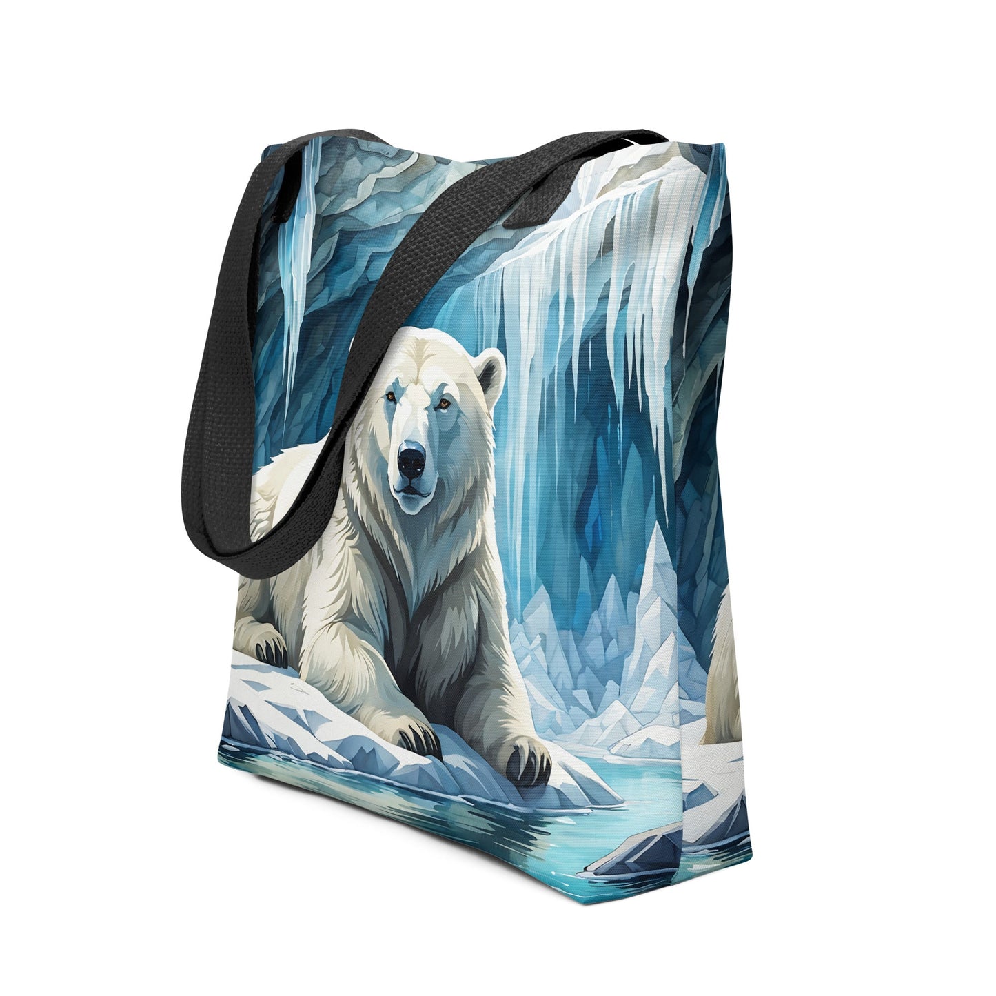 Polar Bear In The Cave Tote Bag - Tote Bags - Discovery Co.