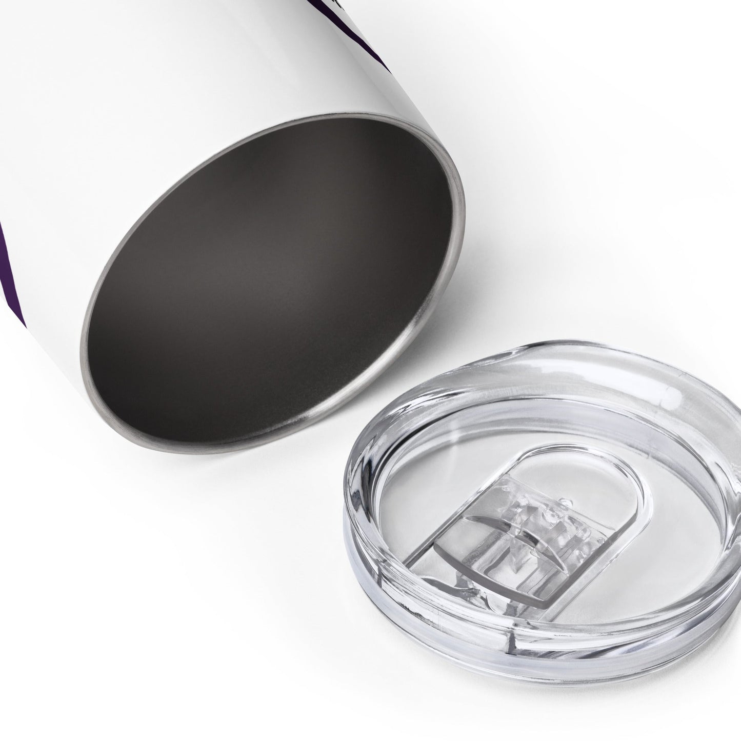 Purple Bird Heartbeat Stainless Steel Wine Tumbler - Steel Tumbler - Discovery Co.