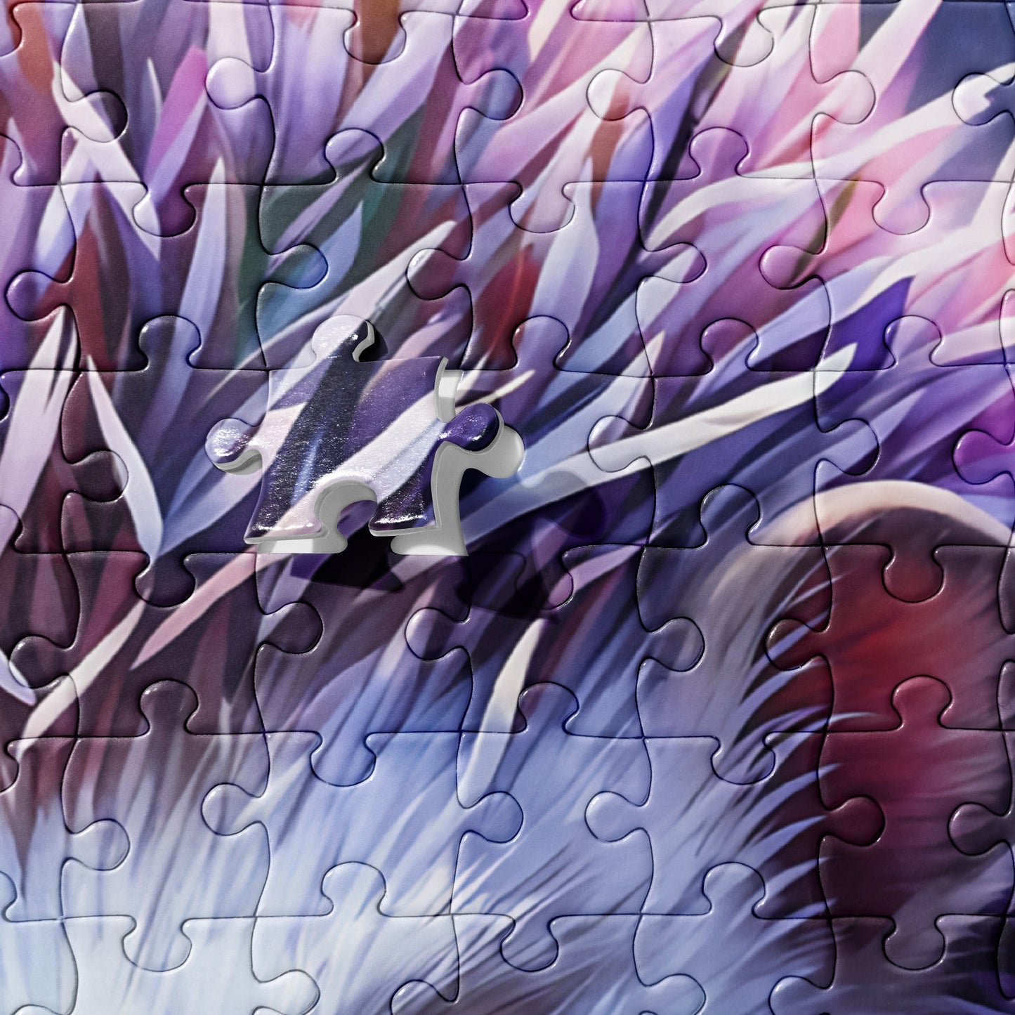 Purple Hedgehog Jigsaw Puzzle - Puzzle - Discovery Co.