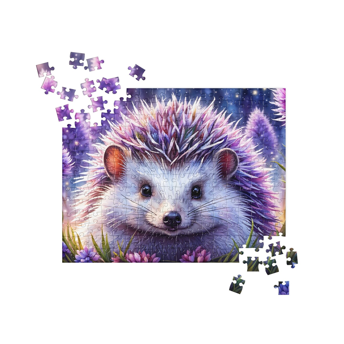 Purple Hedgehog Jigsaw Puzzle - Puzzle - Discovery Co.