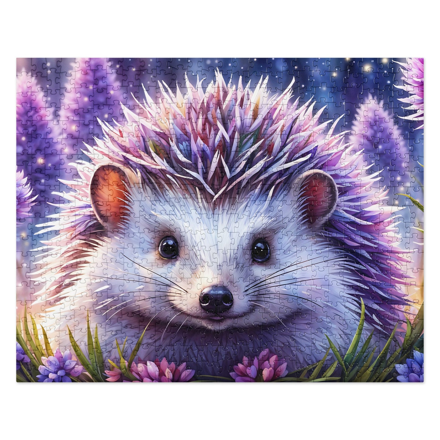 Purple Hedgehog Jigsaw Puzzle - Puzzle - Discovery Co.