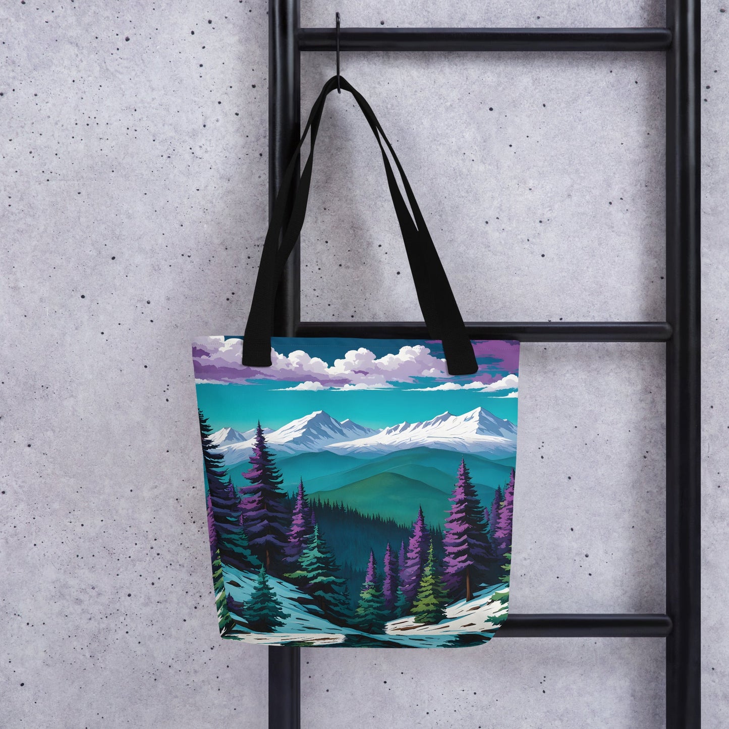 Purple Pine Forest Tote Bag - Tote Bags - Discovery Co.