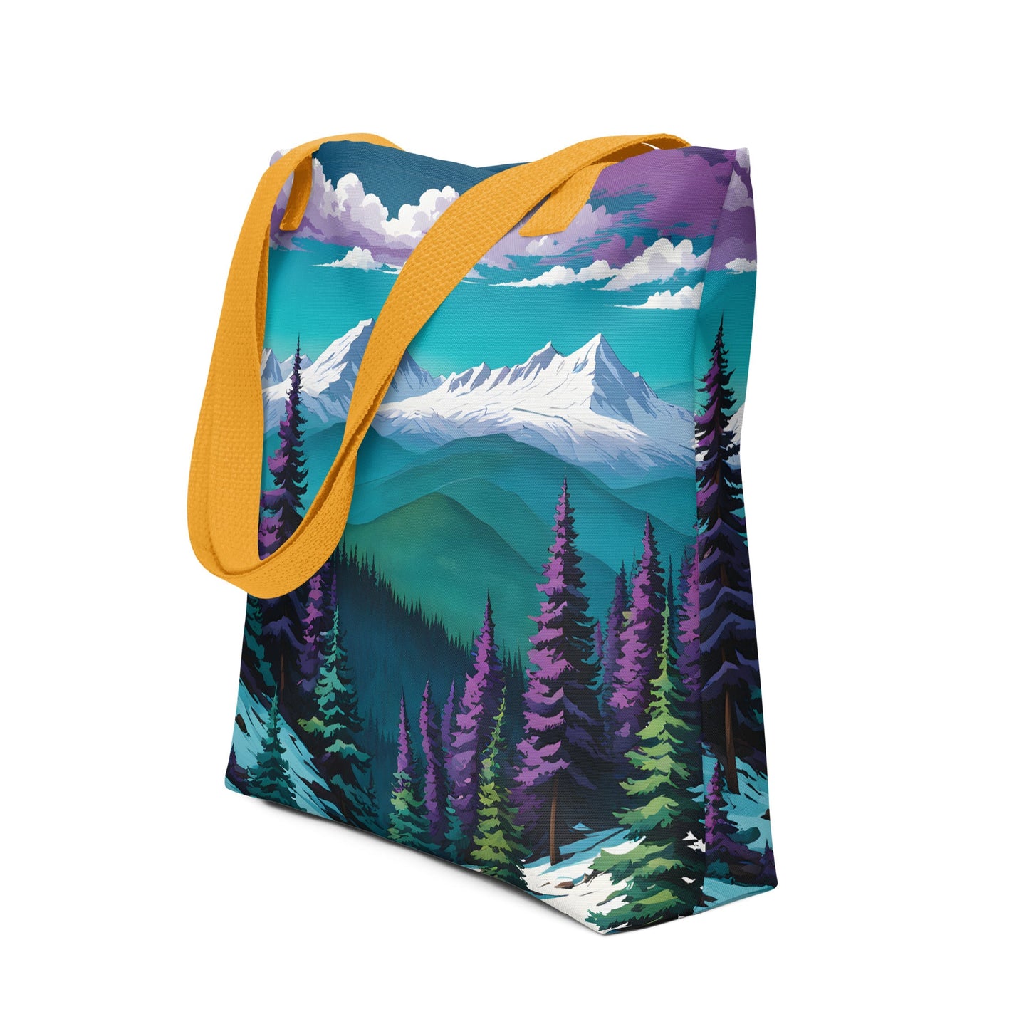 Purple Pine Forest Tote Bag - Tote Bags - Discovery Co.