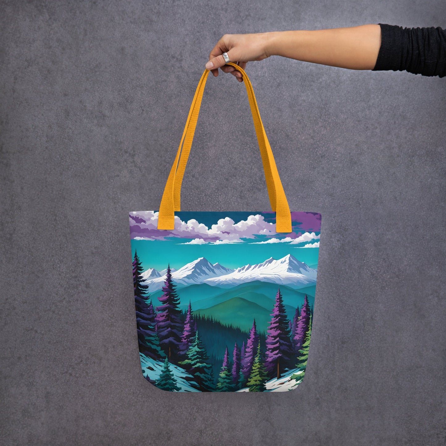 Purple Pine Forest Tote Bag - Tote Bags - Discovery Co.