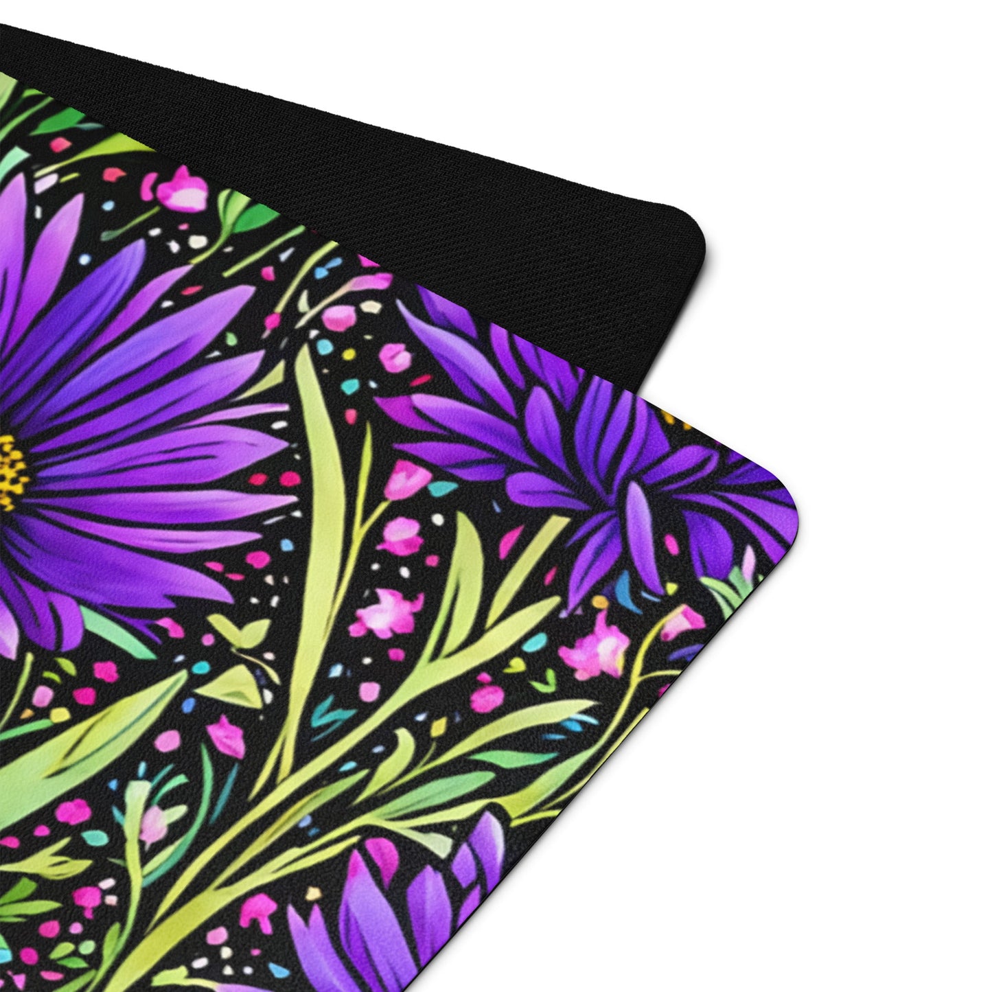 Purple Wildflowers II Yoga Mat - Yoga Mat - Discovery Co.