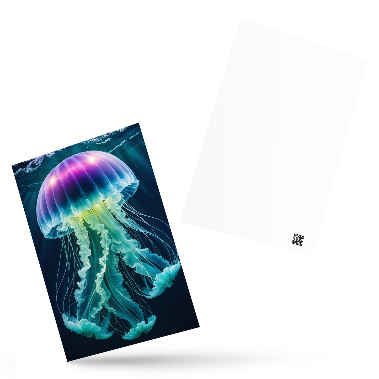 Rainbow Jellyfish Standard Postcard - Post Cards - Discovery Co.