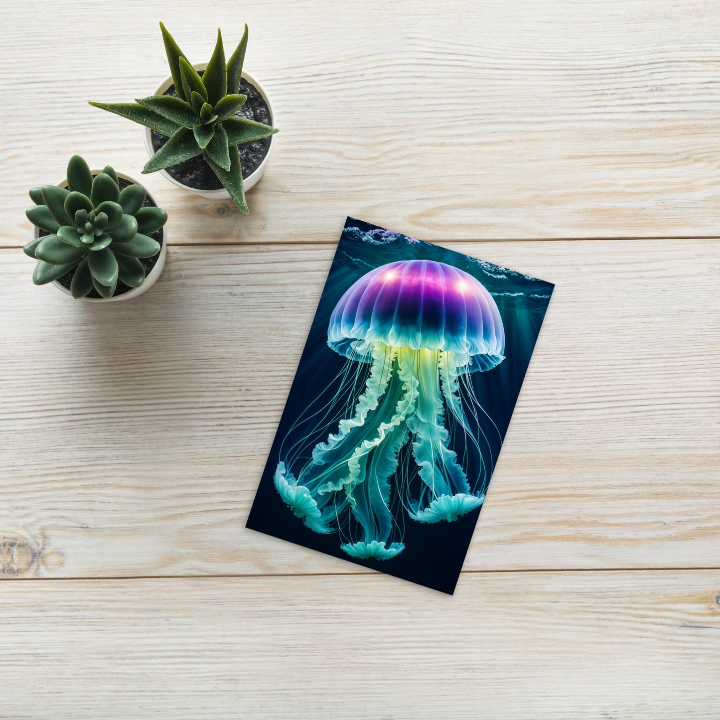 Rainbow Jellyfish Standard Postcard - Post Cards - Discovery Co.