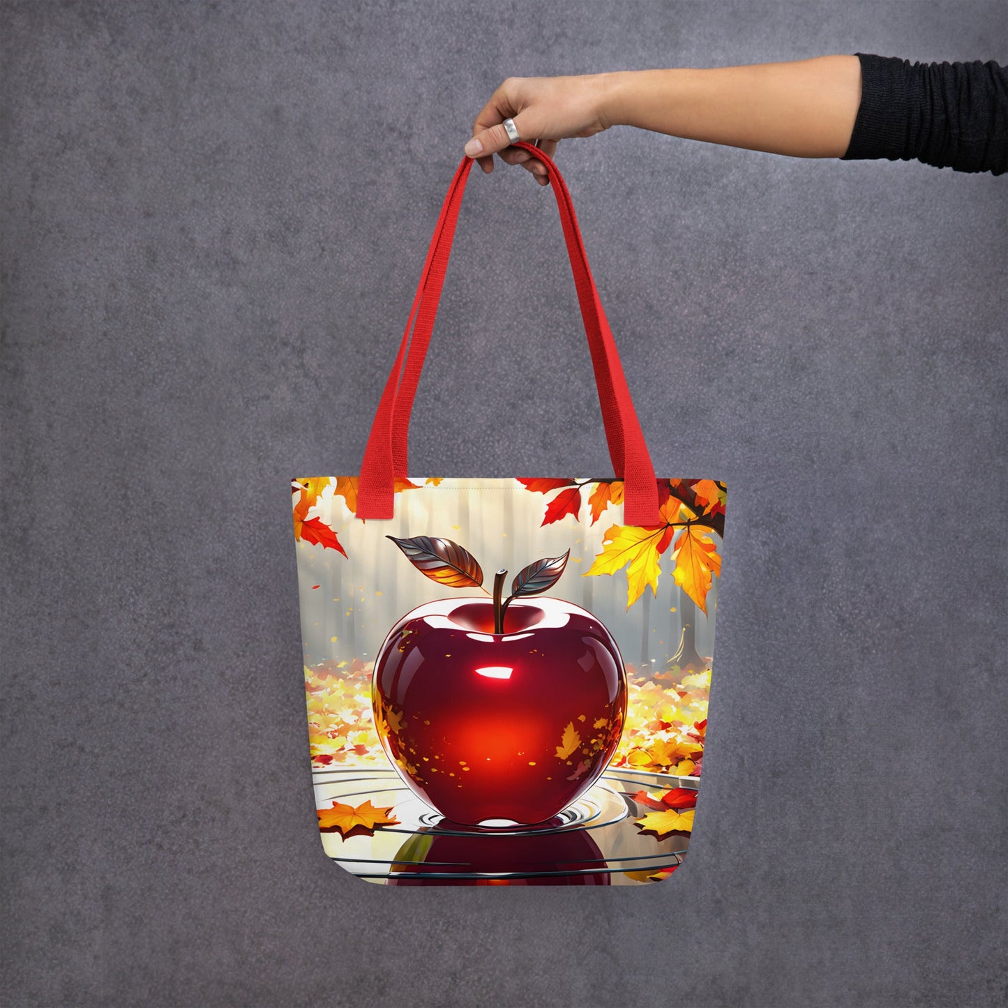 Red Apple Tote Bag - Tote Bags - Discovery Co.
