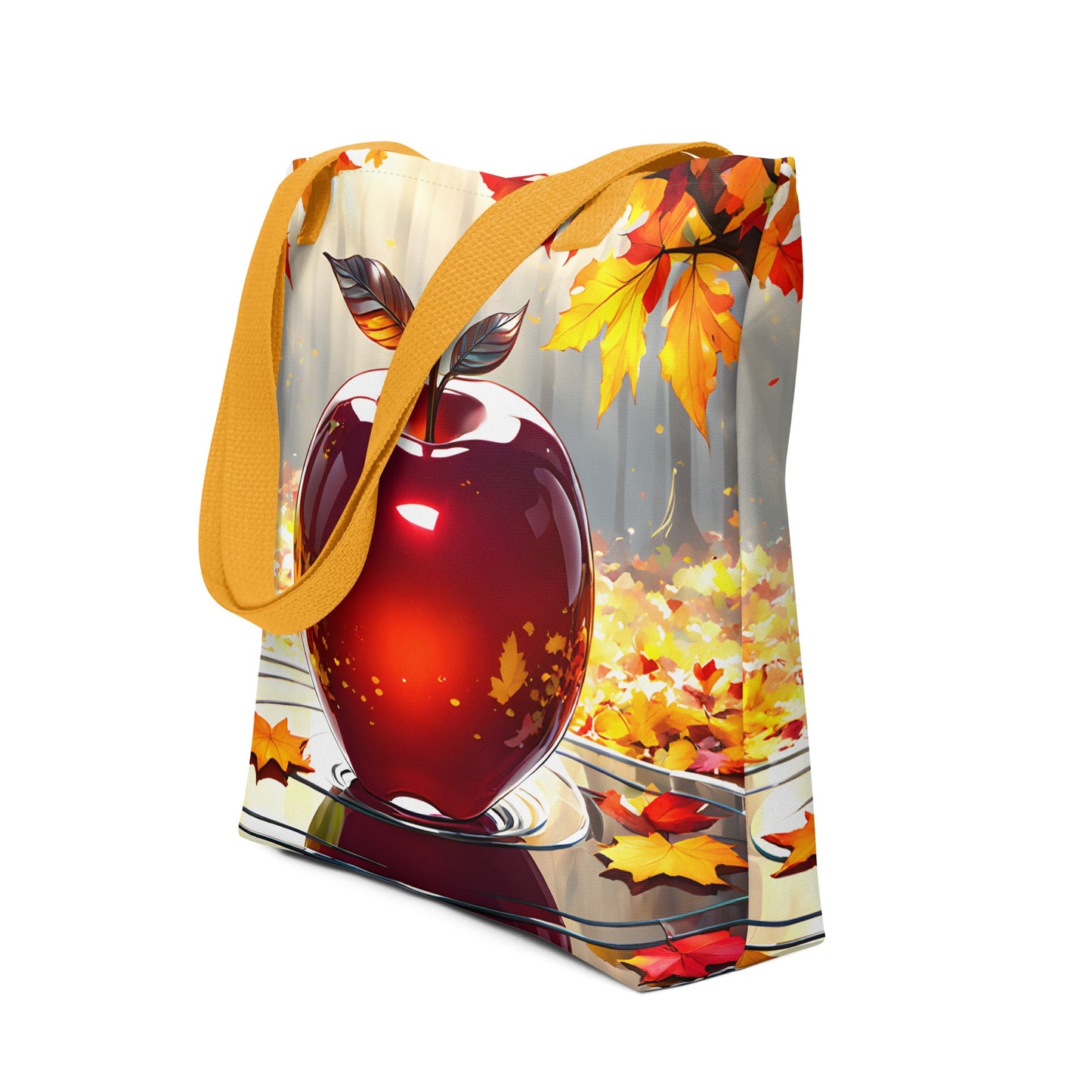 Red Apple Tote Bag - Tote Bags - Discovery Co.