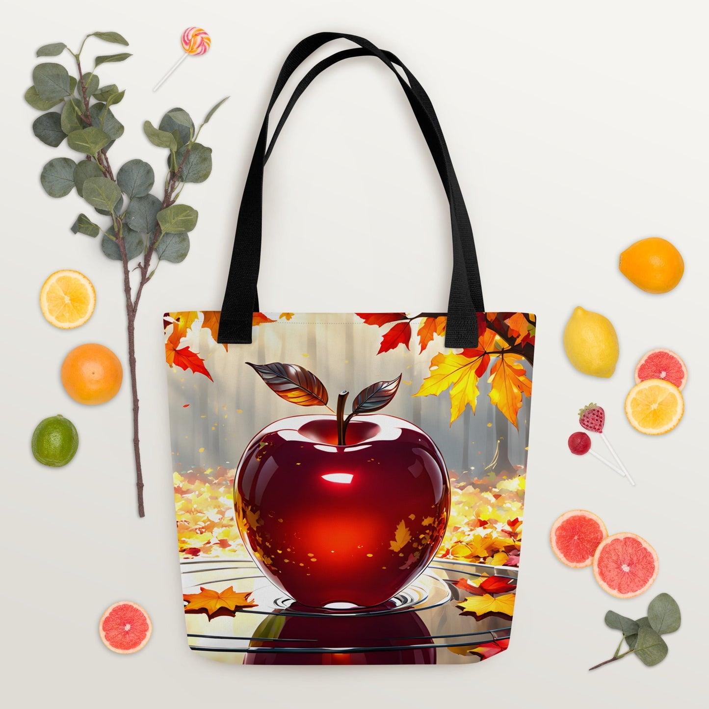 Red Apple Tote Bag - Tote Bags - Discovery Co.