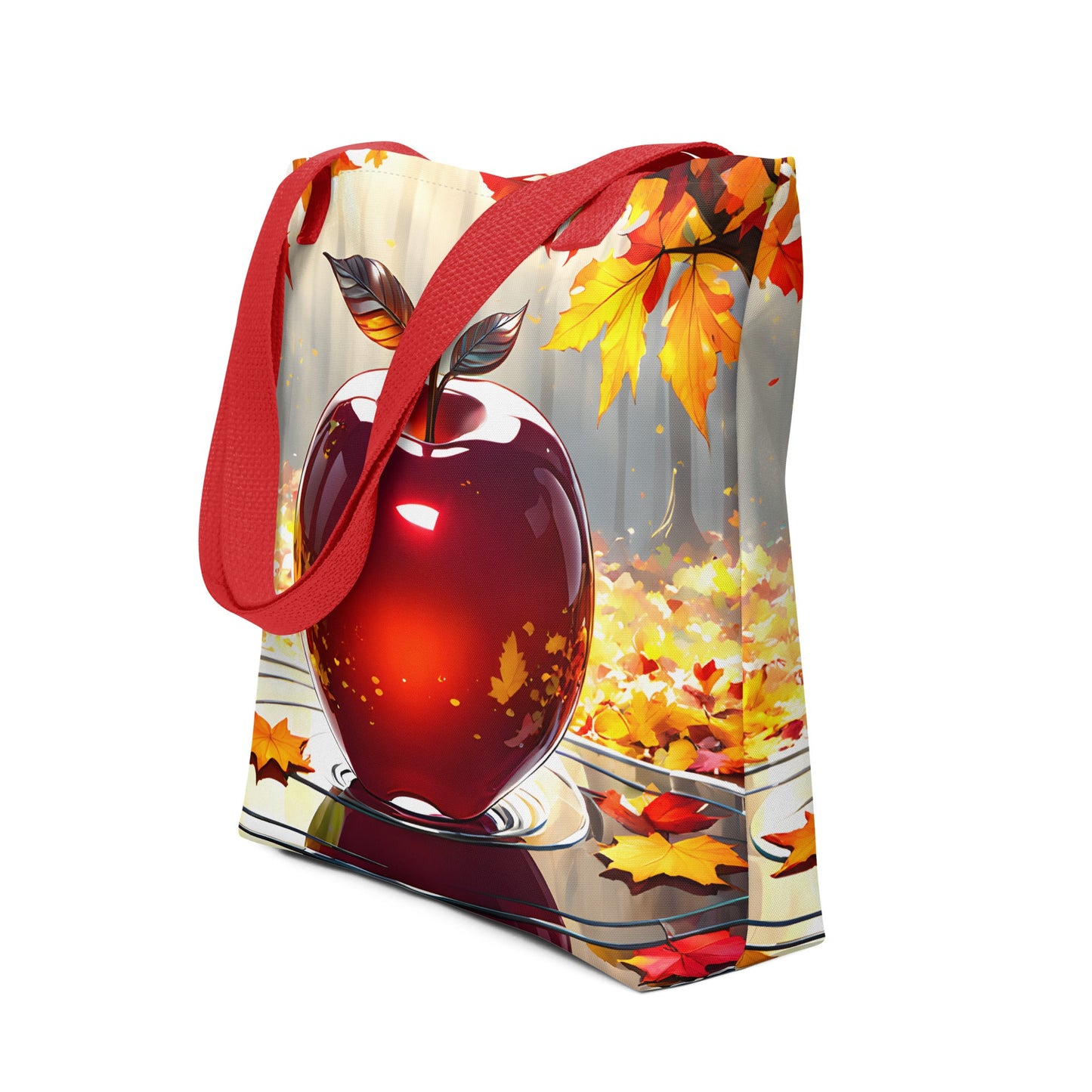 Red Apple Tote Bag - Tote Bags - Discovery Co.