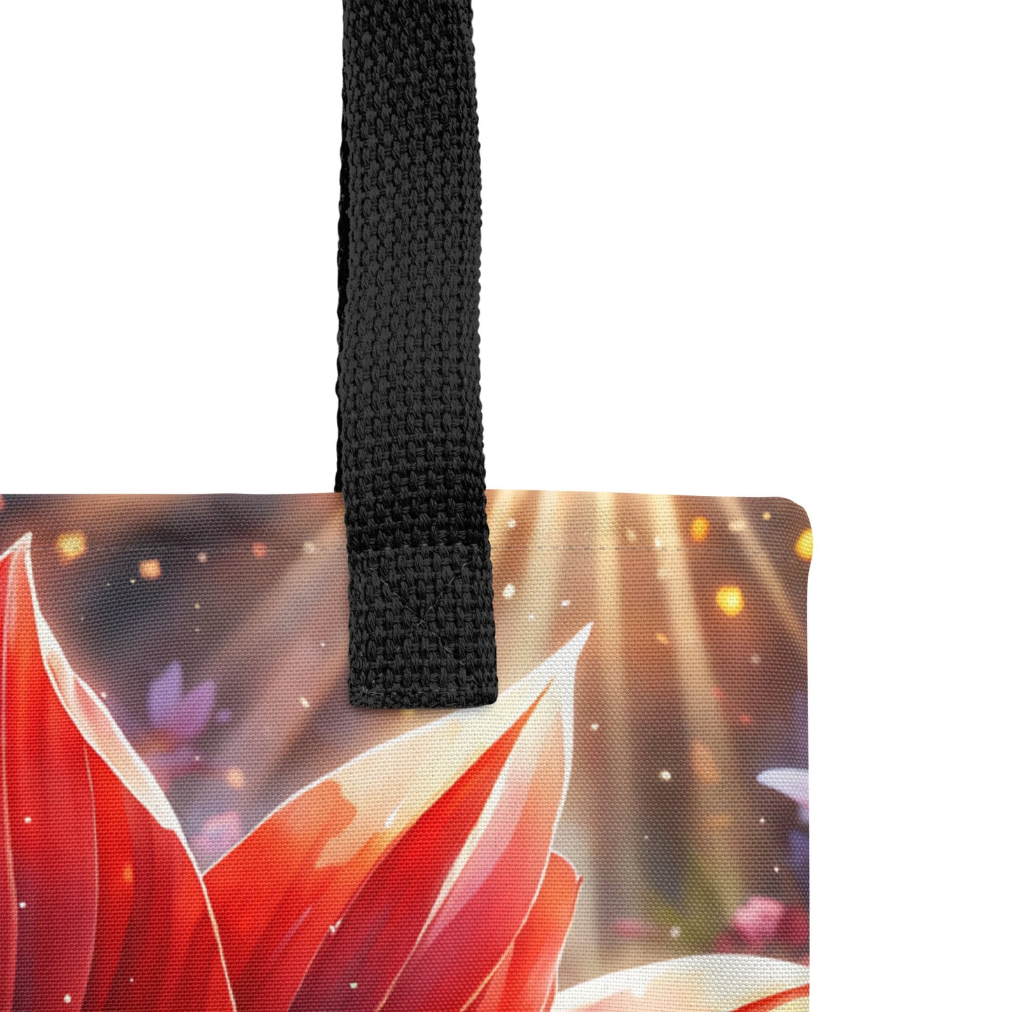 Red Flower Tote Bag - Tote Bags - Discovery Co.