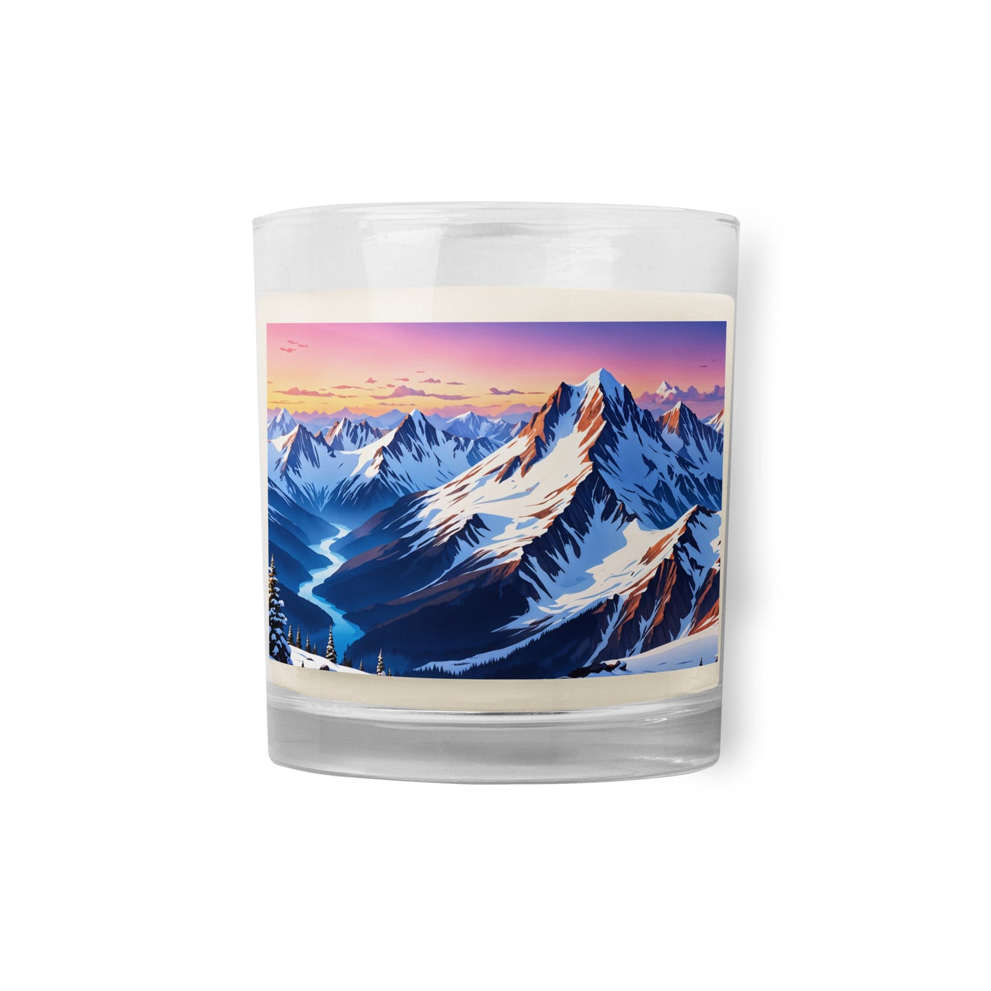 River Though The Mountains Glass Jar Soy Wax Candle - Candles - Discovery Co.