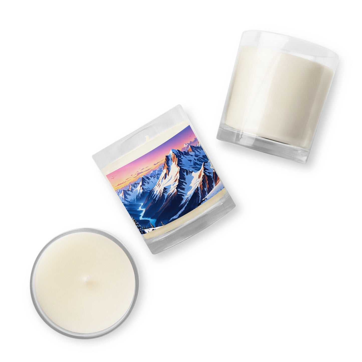 River Though The Mountains Glass Jar Soy Wax Candle - Candles - Discovery Co.