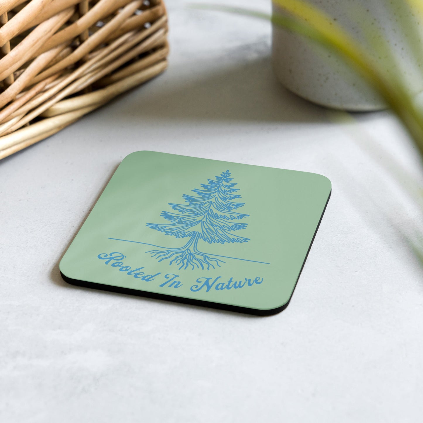 Rooted In Nature II Cork - Back Coaster - Coasters - Discovery Co.