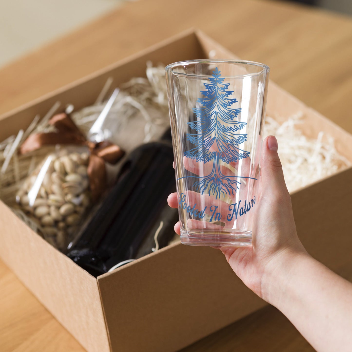 Rooted In Nature II Pint Glass - Beer Glass - Discovery Co.