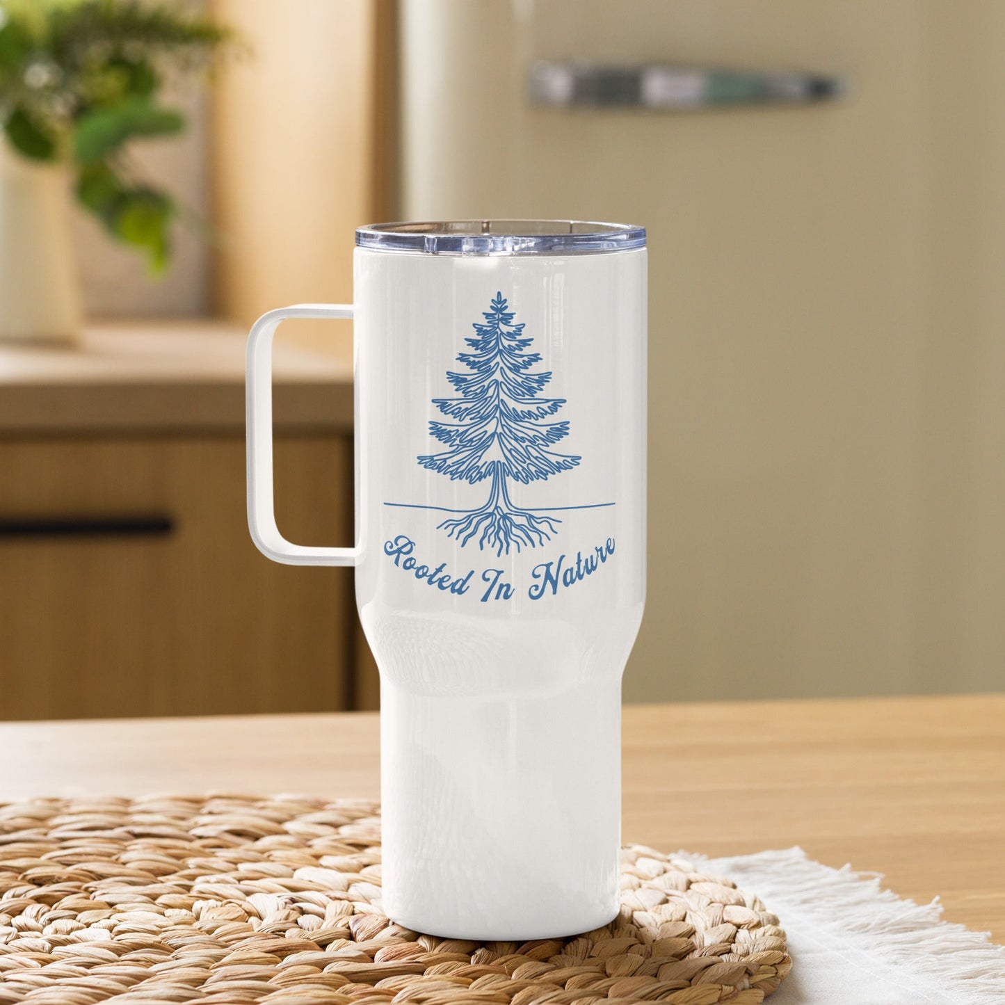 Rooted In Nature II Travel Mug With Handle (25 oz and 40 oz) - Travel Mug - Discovery Co.