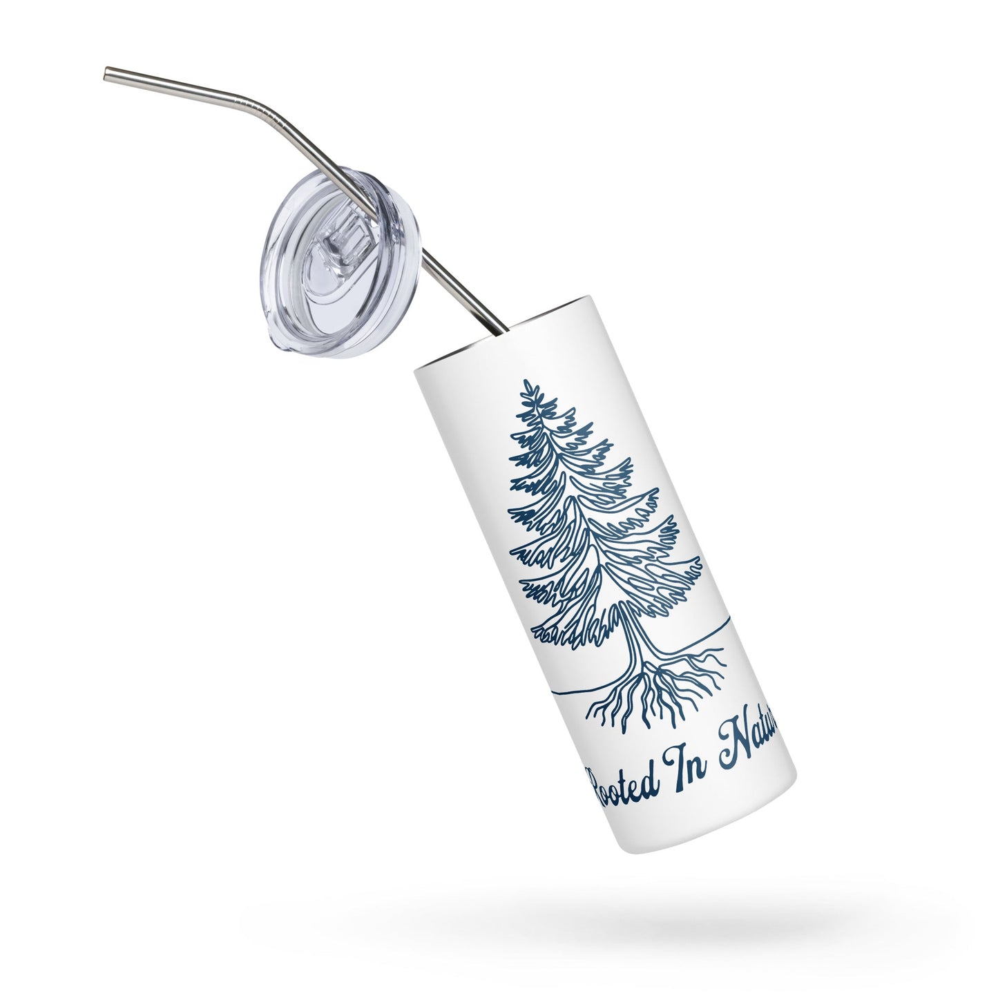 Rooted In Nature Stainless Steel Tumbler - Steel Tumbler - Discovery Co.