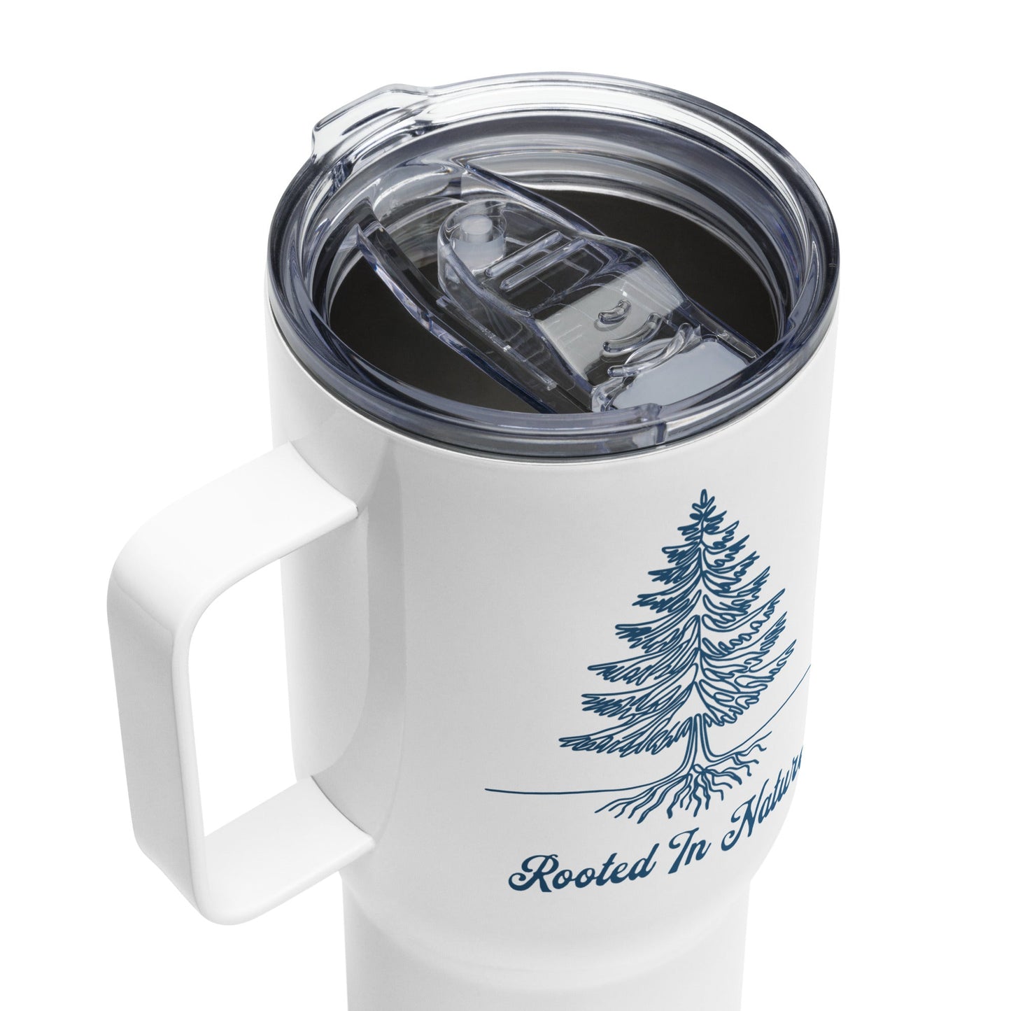 Rooted In Nature Travel Mug With Handle (25 oz and 40 oz) - Travel Mug - Discovery Co.