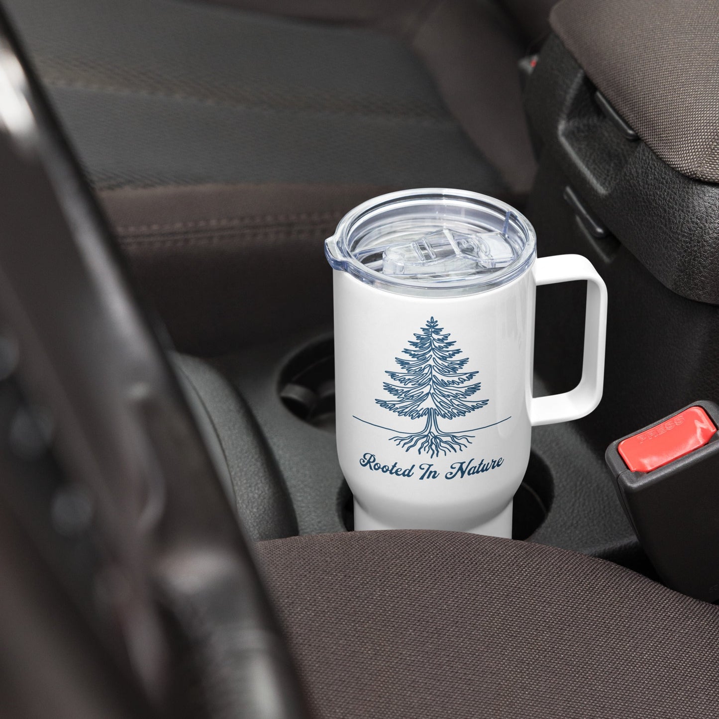 Rooted In Nature Travel Mug With Handle (25 oz and 40 oz) - Travel Mug - Discovery Co.