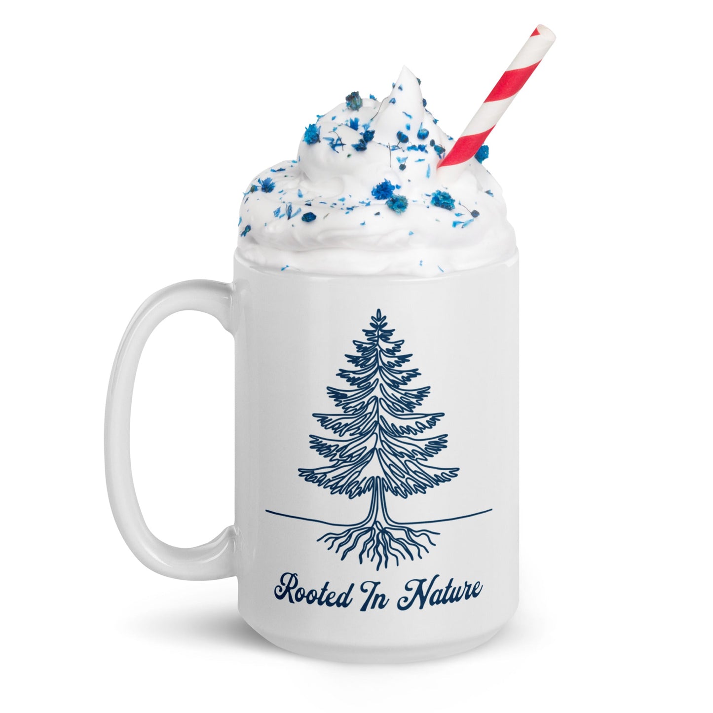 Rooted In Nature White Glossy Mug (11 oz. 15 oz, 20 oz) - Mugs - Discovery Co.