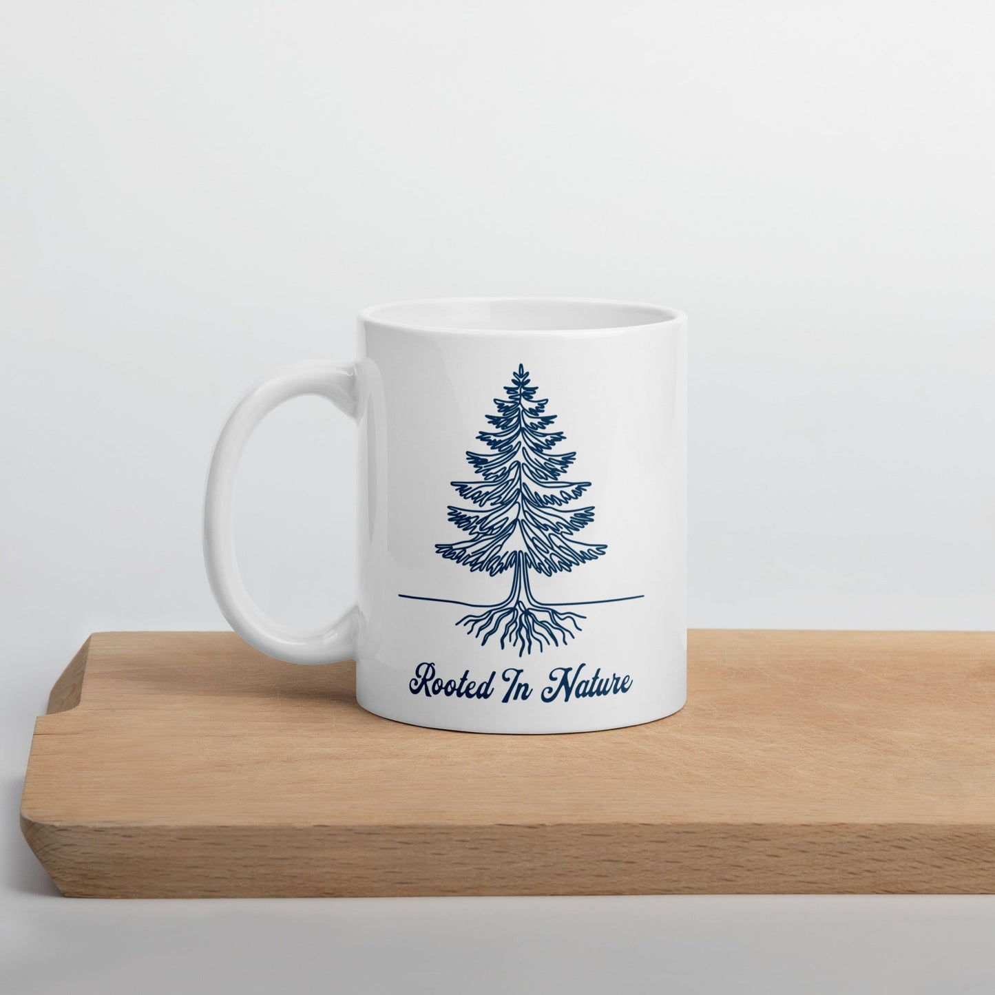 Rooted In Nature White Glossy Mug (11 oz. 15 oz, 20 oz) - Mugs - Discovery Co.