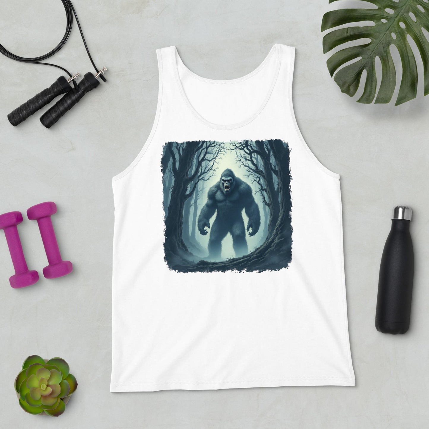 Scary Bigfoot Men's Tank Top - Men's Shirts - Discovery Co.