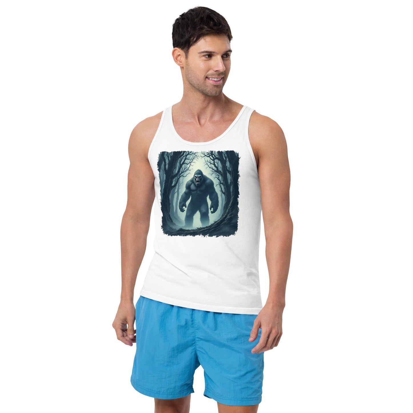 Scary Bigfoot Men's Tank Top - Men's Shirts - Discovery Co.