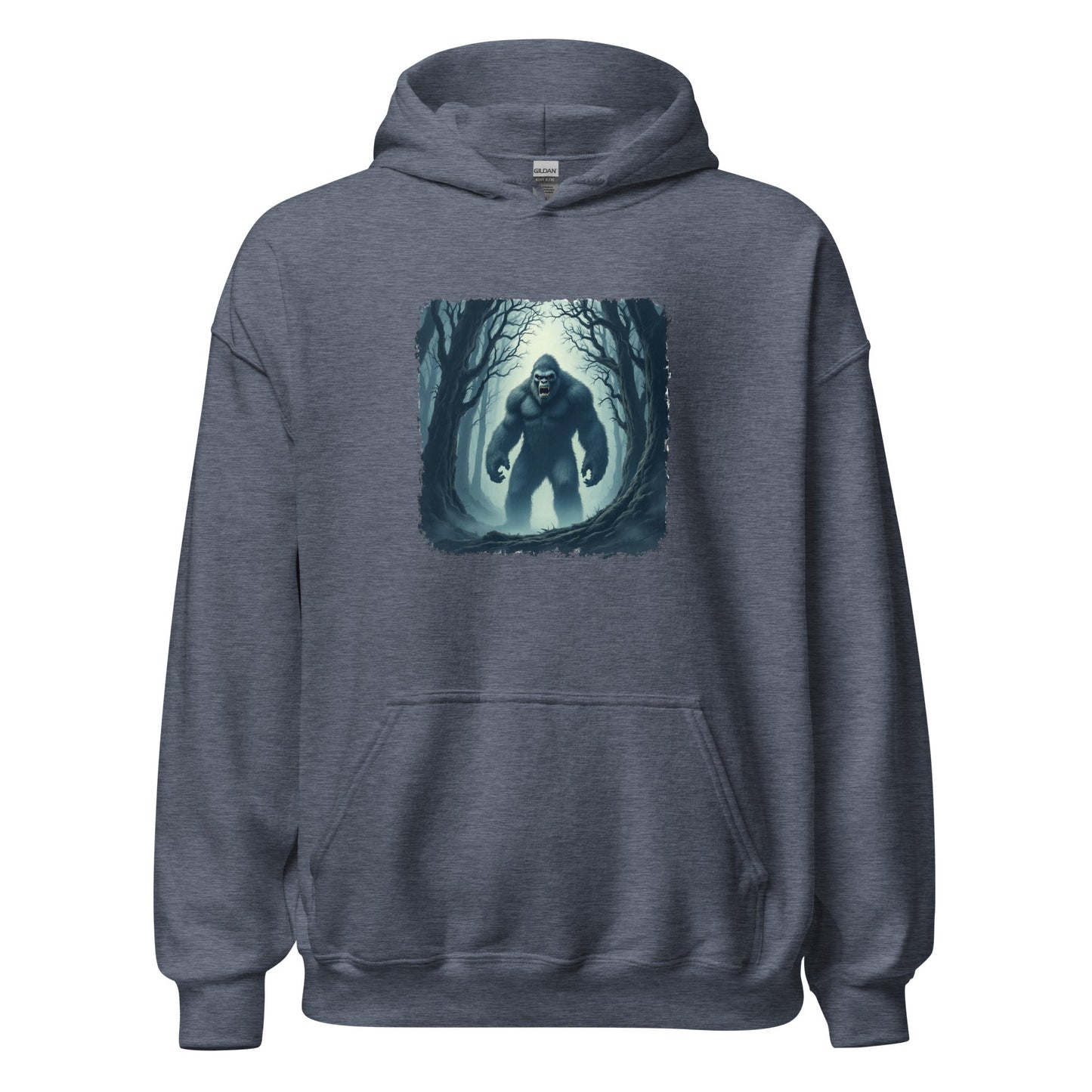 Scary Bigfoot Men's (Unisex) Hoodie - Hoodies - Discovery Co.