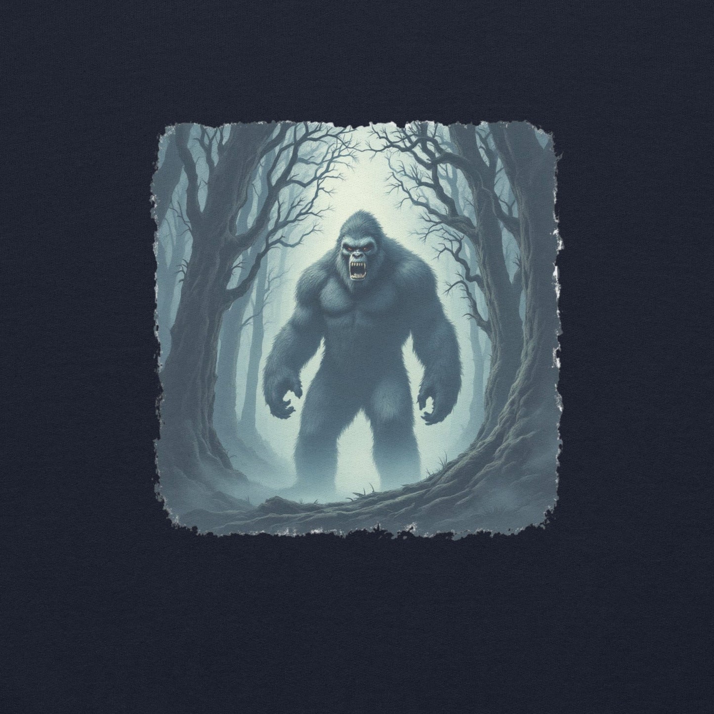 Scary Bigfoot Men's (Unisex) Hoodie - Hoodies - Discovery Co.