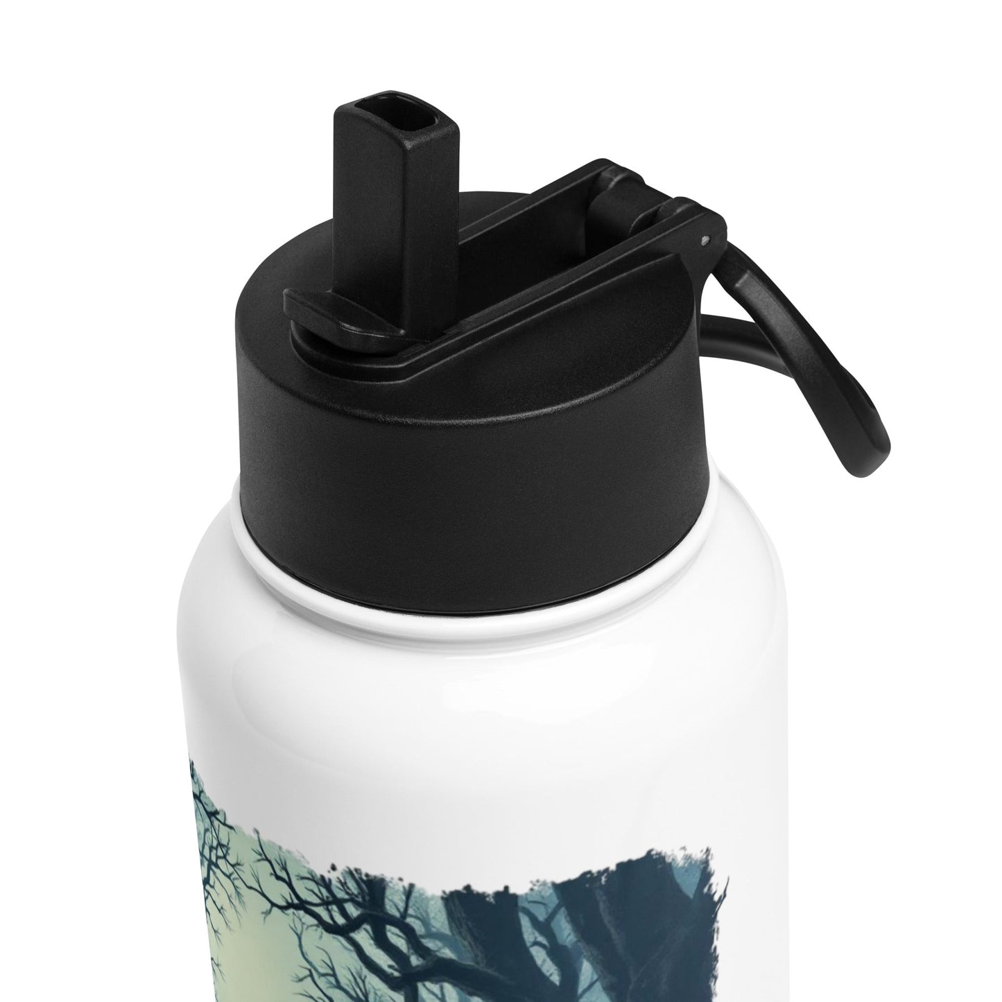 Scary Bigfoot Stainless Steel Water Bottle With Straw Lid - Stainless Steel Water Bottle With Straw Lid - Discovery Co.
