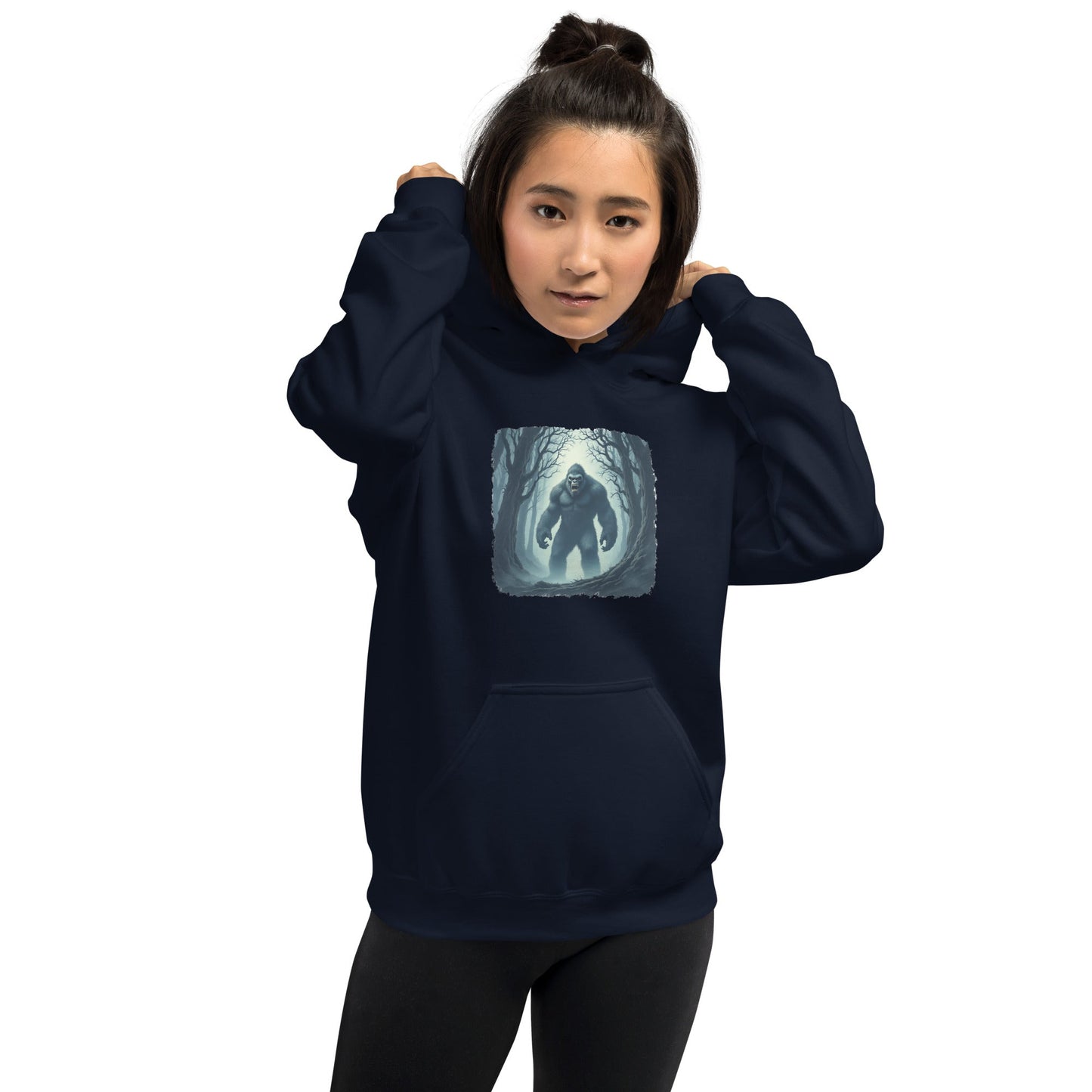 Scary Bigfoot Women's (Unisex) Hoodie - Hoodies - Discovery Co.