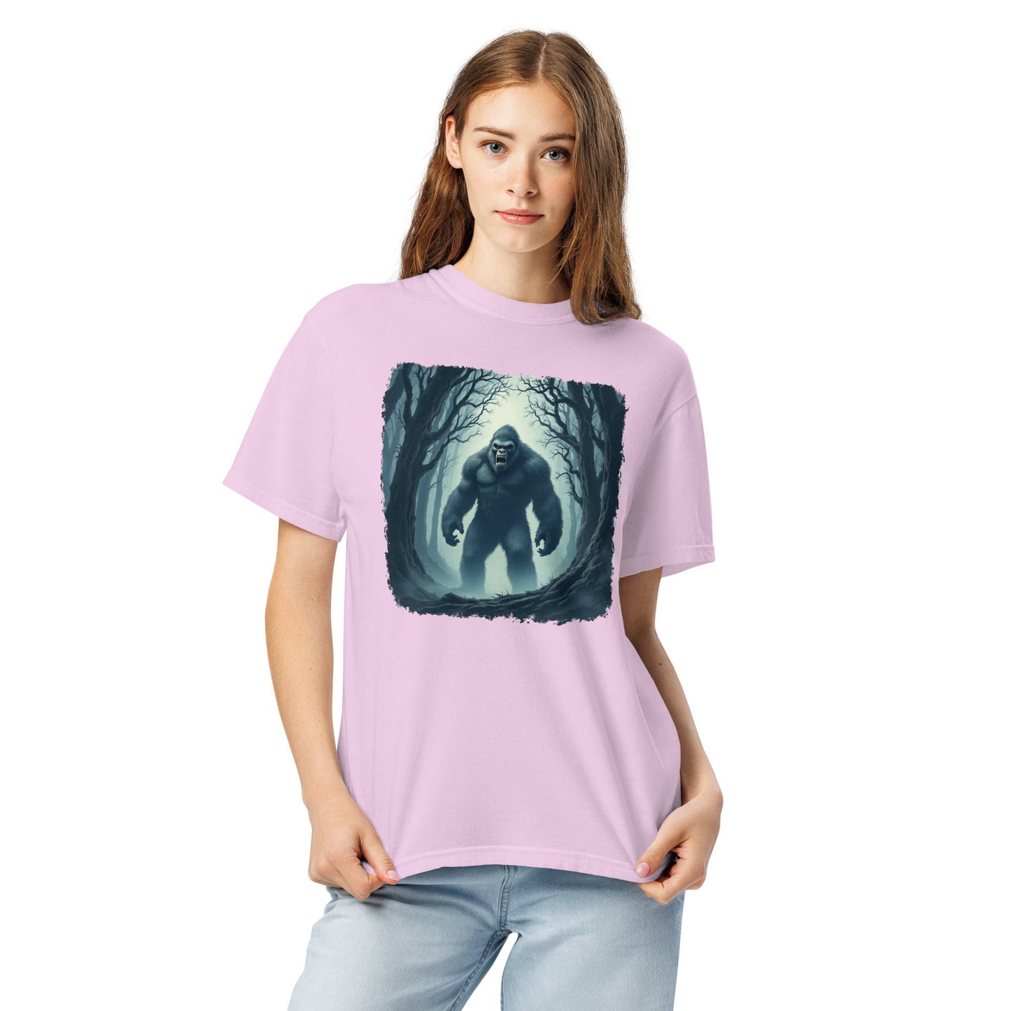Scary Bigfoot Women's (Unisex) Premium Tee - Women's Shirts - Discovery Co.