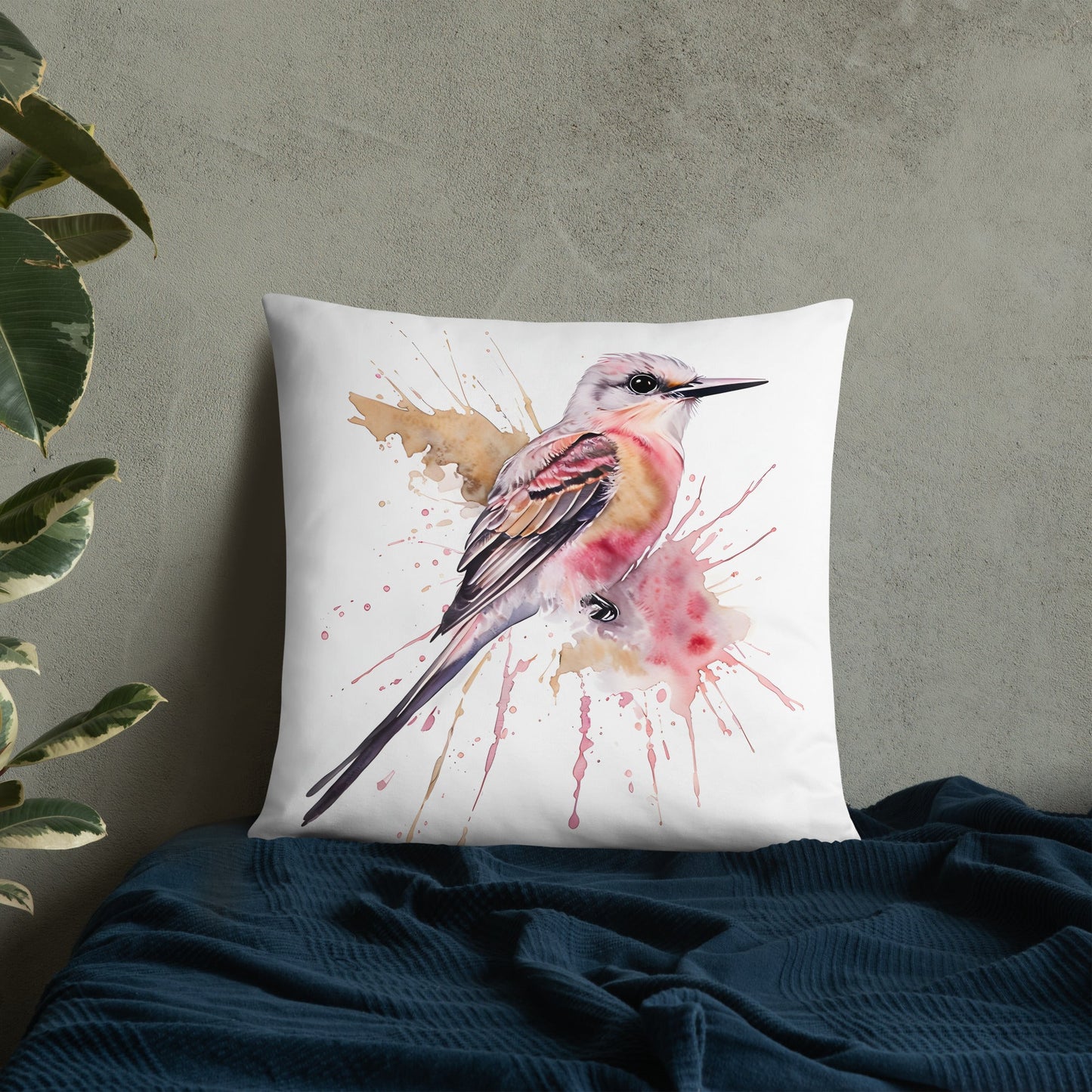 Scissor - Tailed Flycatcher Basic Pillow - Pillows - Discovery Co.