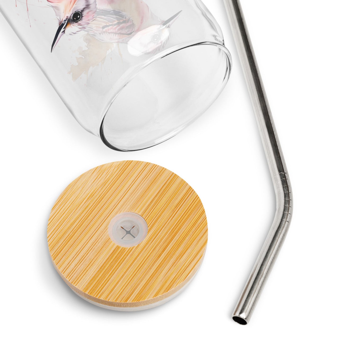 Scissor - Tailed Flycatcher Can - Shaped Glass - Can - Shaped Glass - Discovery Co.