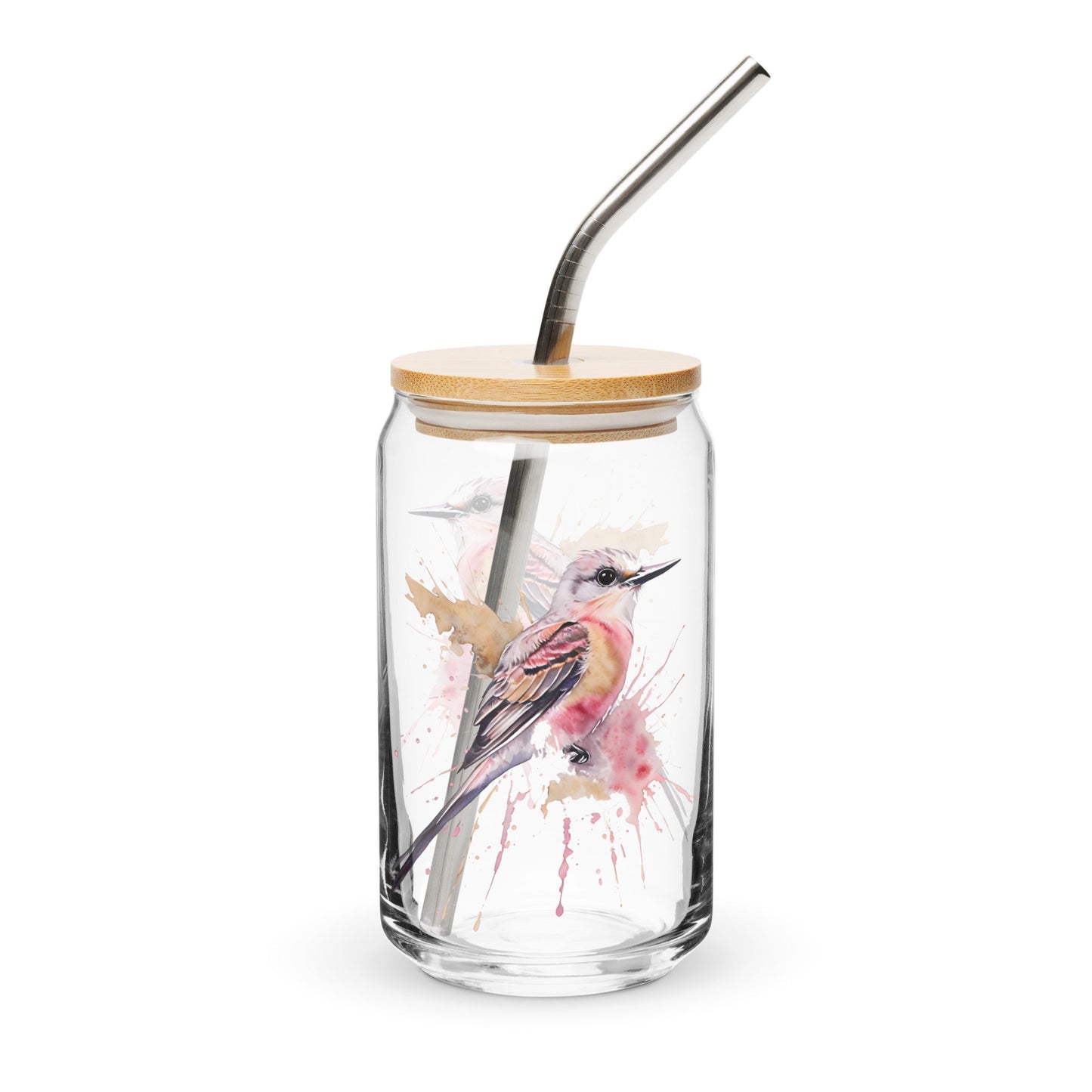 Scissor - Tailed Flycatcher Can - Shaped Glass - Can - Shaped Glass - Discovery Co.