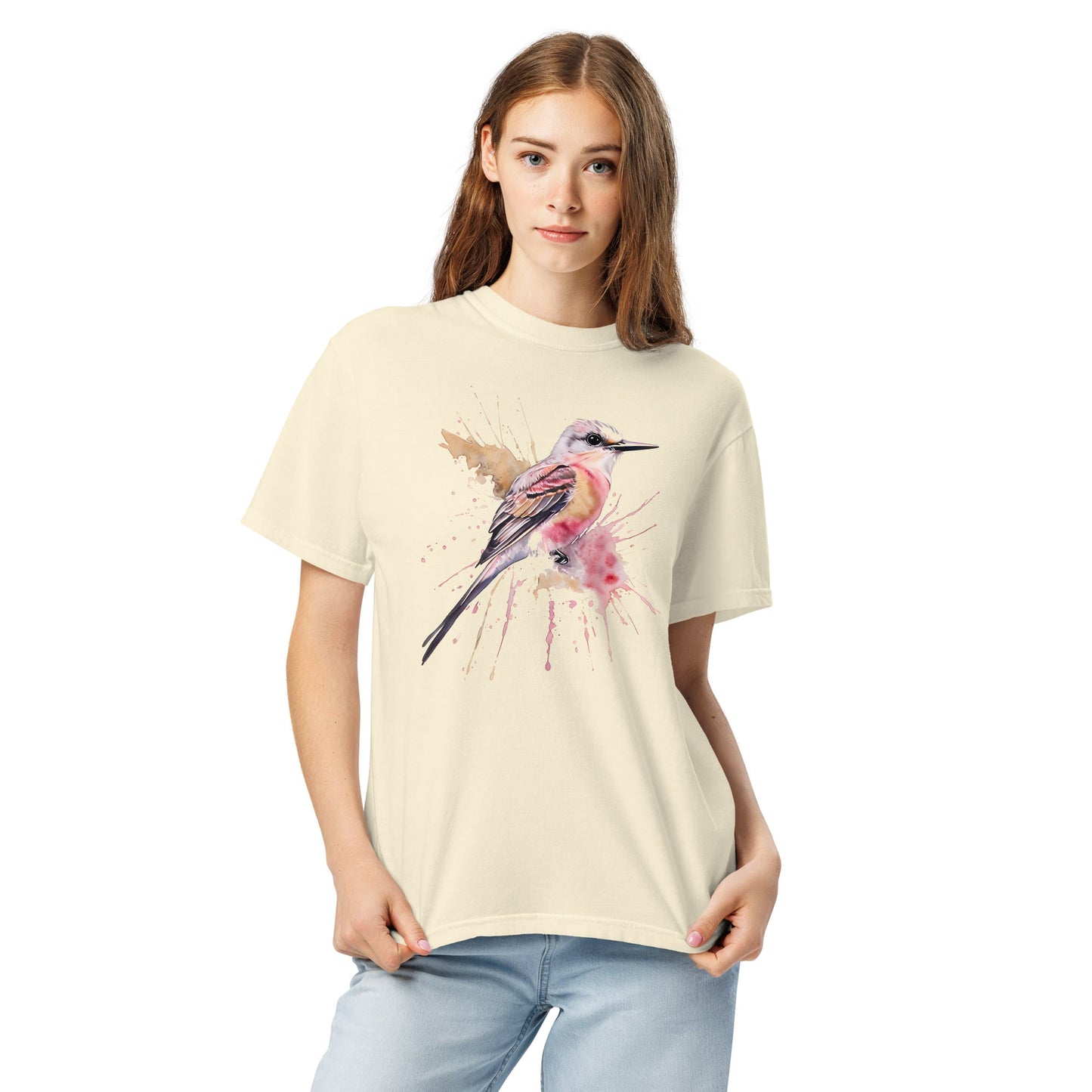 Scissor - Tailed Flycatcher Women's (Unisex) Premium Tee - Women's Shirts - Discovery Co.