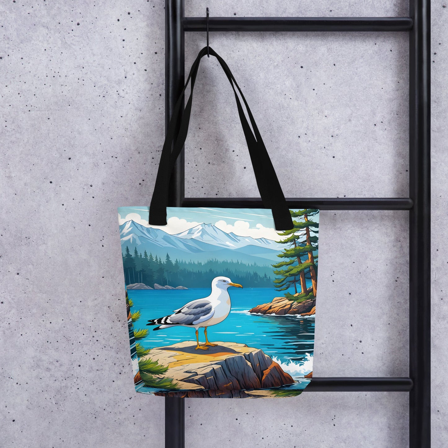 Seagull By The Bay Tote Bag - Tote Bags - Discovery Co.