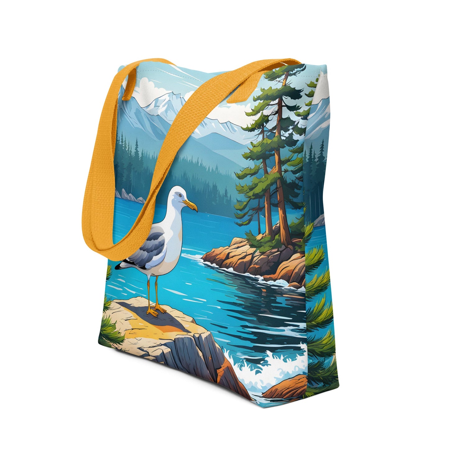 Seagull By The Bay Tote Bag - Tote Bags - Discovery Co.