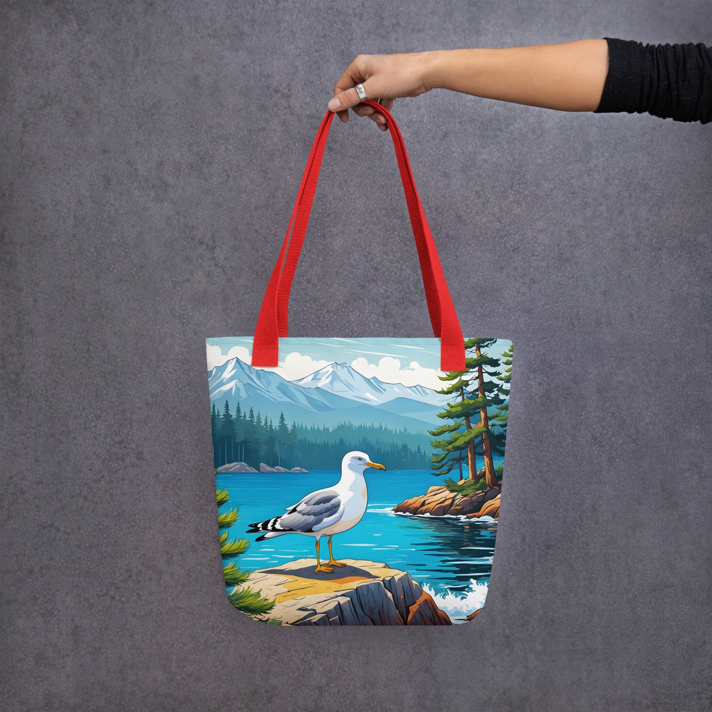 Seagull By The Bay Tote Bag - Tote Bags - Discovery Co.