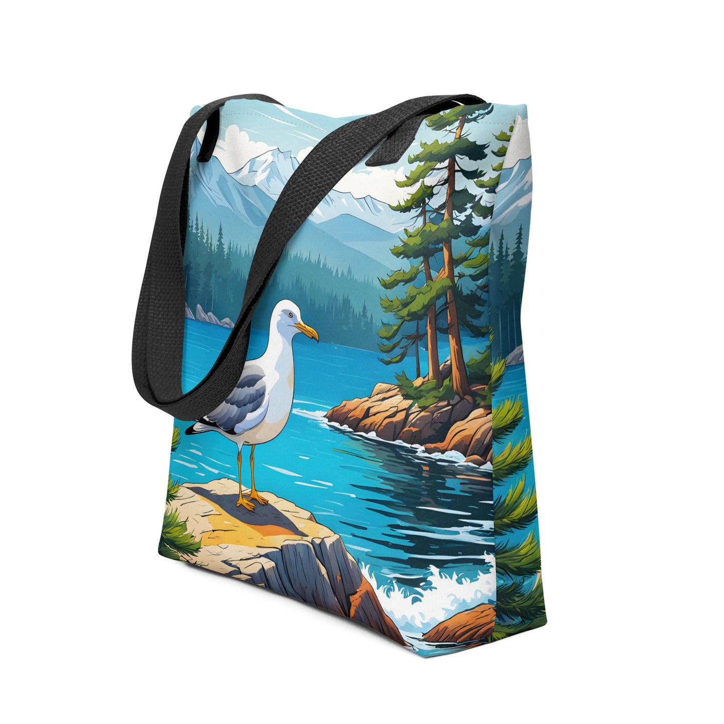 Seagull By The Bay Tote Bag - Tote Bags - Discovery Co.