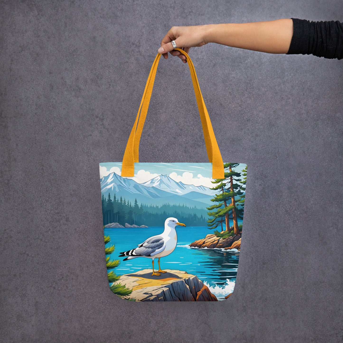 Seagull By The Bay Tote Bag - Tote Bags - Discovery Co.