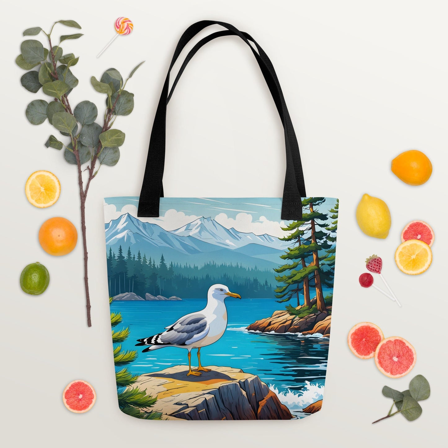Seagull By The Bay Tote Bag - Tote Bags - Discovery Co.