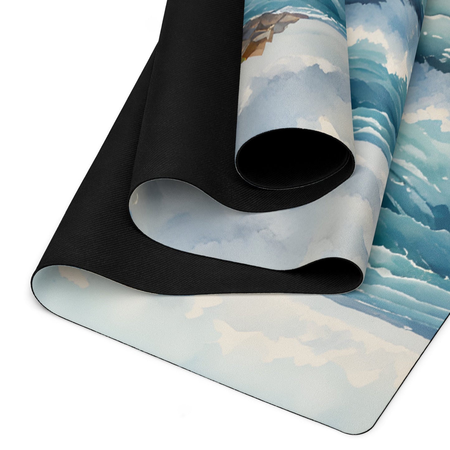 Seashore Watercolor Yoga Mat - Yoga Mat - Discovery Co.